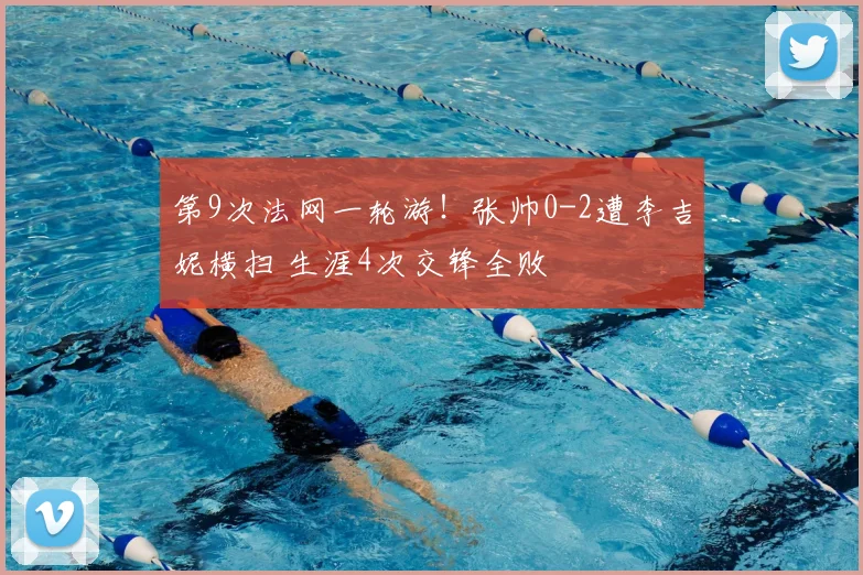 第9次法网一轮游!张帅0-2遭李吉妮横扫 生涯4次交锋全败
